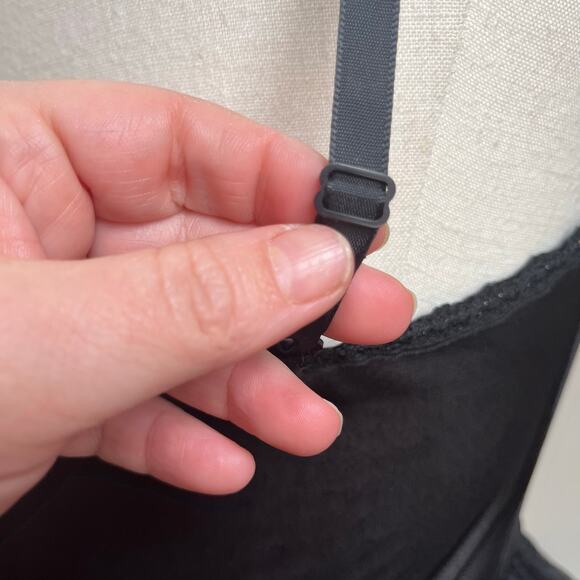 90s Vintage Dark Fairy Lace Black & Gold Bodysuit With Sheer Flouncy Tutu Size M - Picture 2 of 8